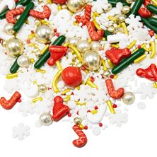 Picture of WONDERFUL CHRISTMAS TIME SPRINKLE MIX X 1 GRAM. MINIMUM ORDE